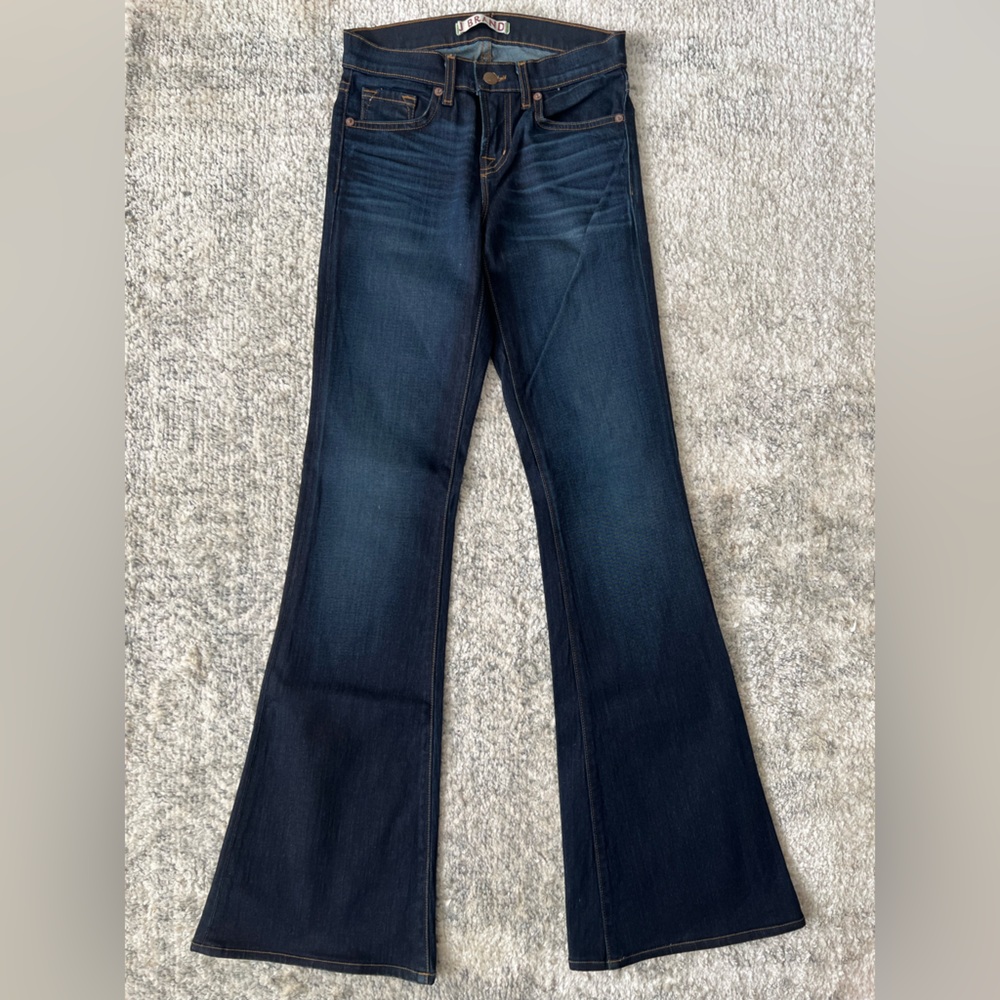 J Brand Dark Blue Bootcut Flare Mazzaro Jeans